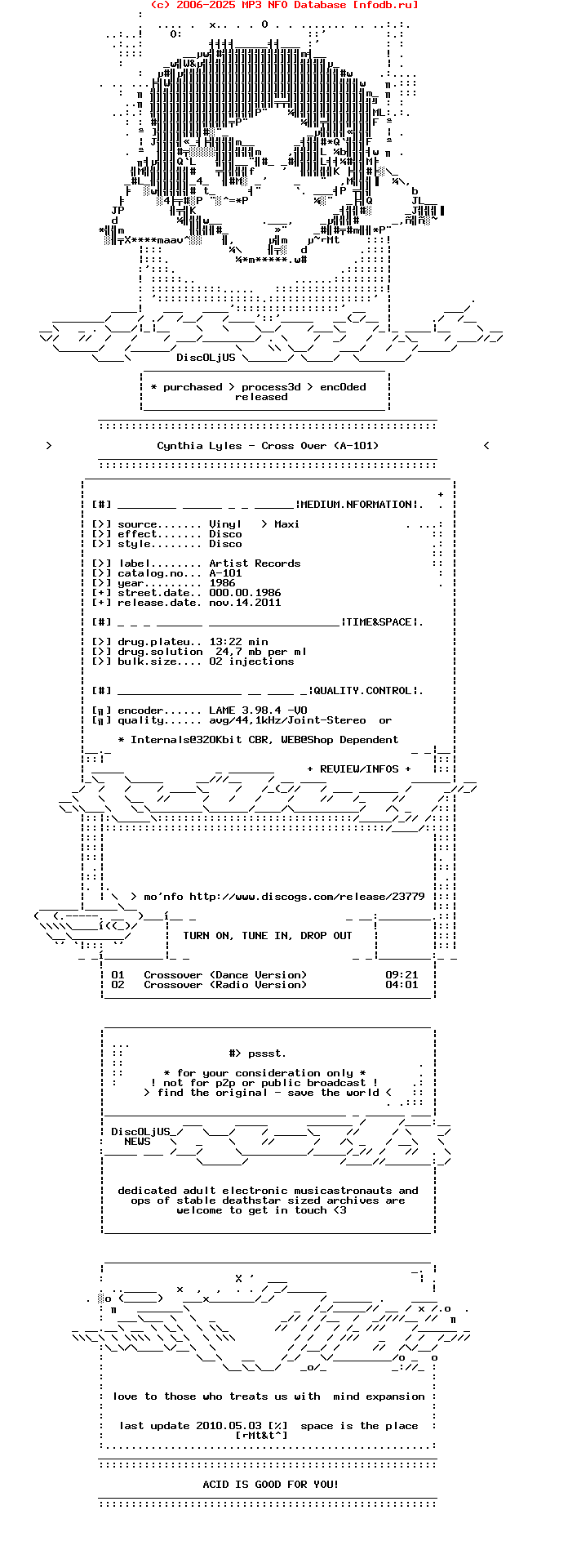 Cynthia_Lyles--Cross_Over_(A-101)-Vinyl-1986