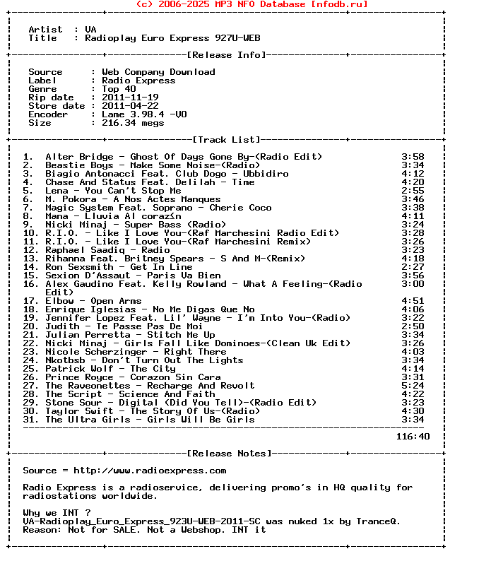 VA-Radioplay_Euro_Express_927U-WEB-2011