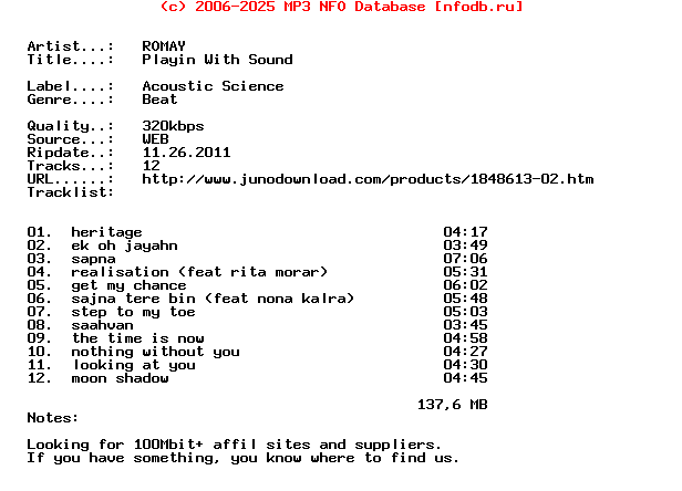 Romay-Playing_With_Sound_(ACSCLP001)-WEB-2011-Emh