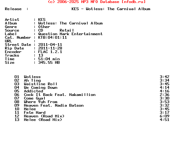 Kes-Wotless_The_Carnival_Album-(KTB040111)-CD-2011