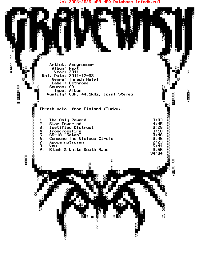 Axegressor-Next-2011