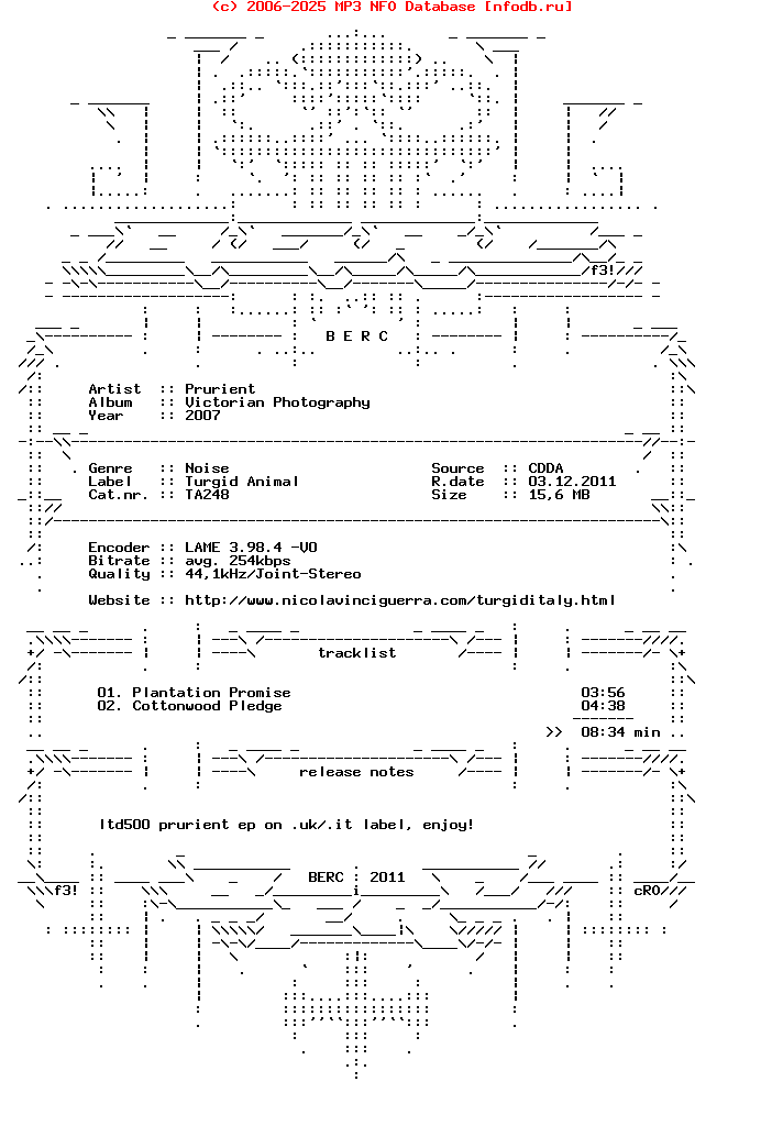 Prurient-Victorian_Photography-Vinyl-EP-2007-BERC