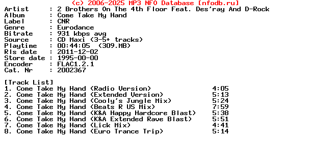 2_Brothers_On_The_4Th_Floor_Feat._Desray_And_D-Rock-Come_Take_My_Hand_(2002367)-CDM-1995