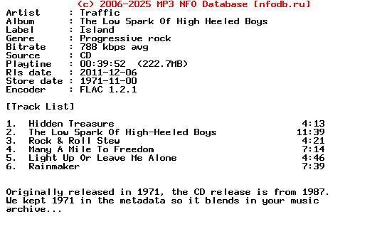 Traffic-The_Low_Spark_Of_High_Heeled_Boys-CD-FLAC-1971