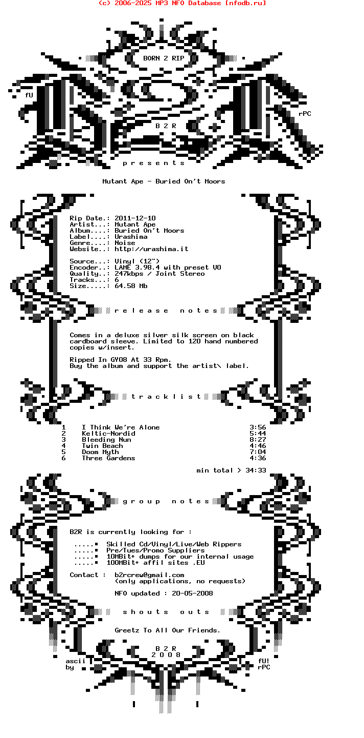 Mutant_Ape-Buried_Ont_Moors-Lp-2009