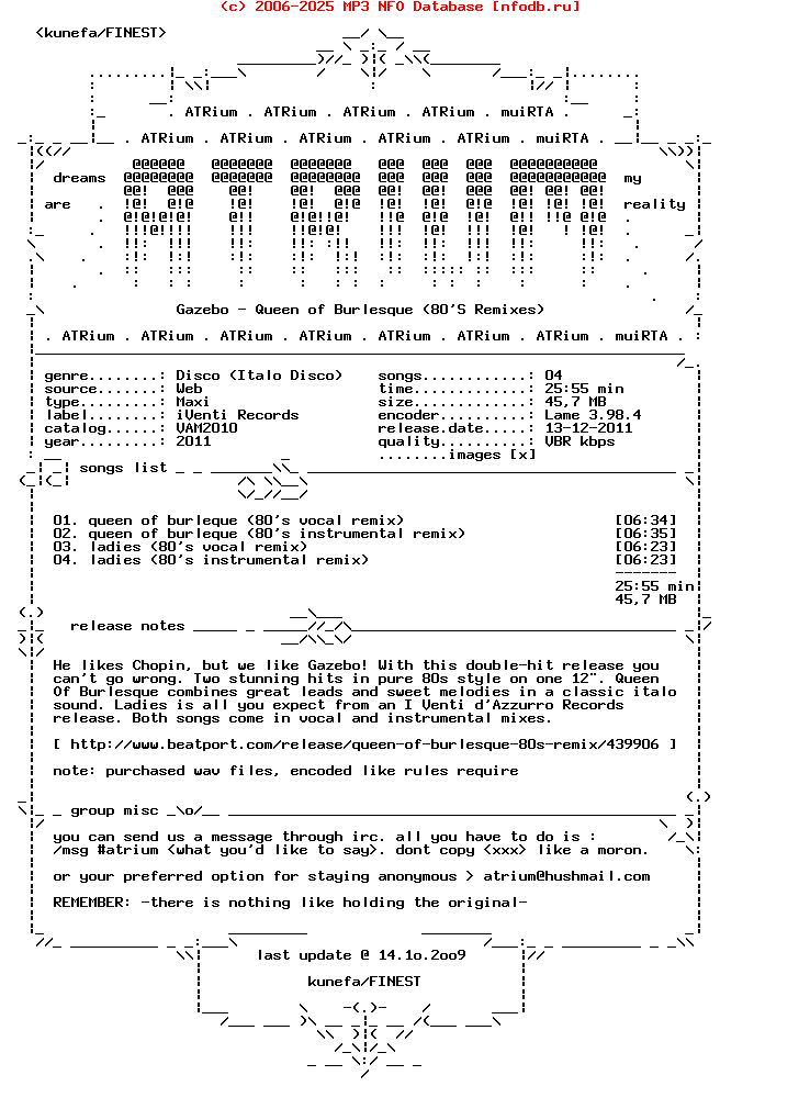 Gazebo_-_Queen_Of_Burlesque_(80S_REMIXES)-(WEB)-2011-ATRium