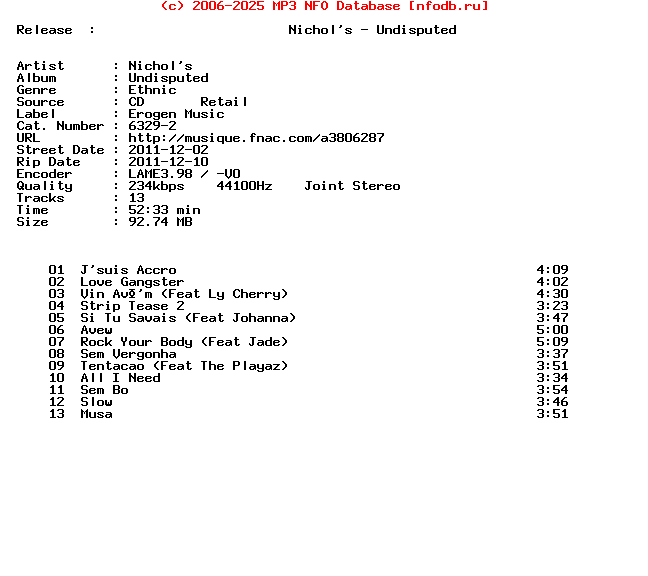 Nichols-Undisputed-(6329-2)-CD-FR-2011