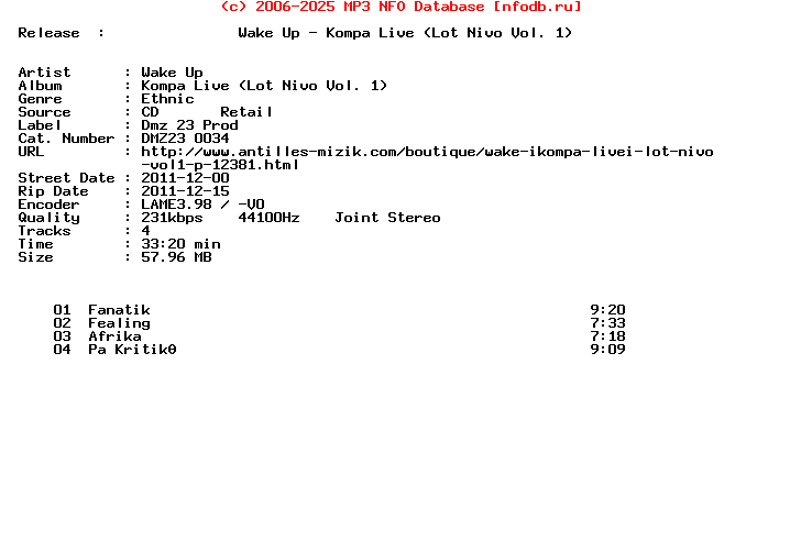Wake_Up-Kompa_Live_(LOT_NIVO_VOL._1)-(DMZ23_0034)-CD-FR-2011