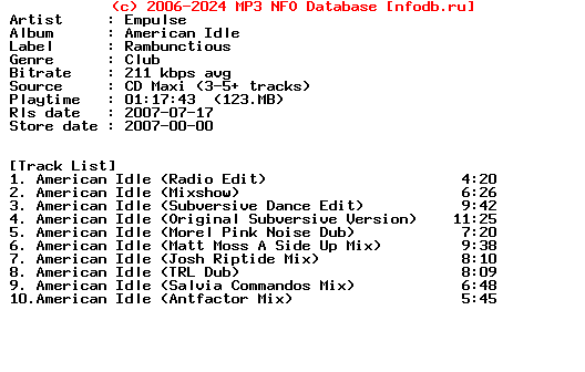 Empulse-American_Idle-(CDM)-2007