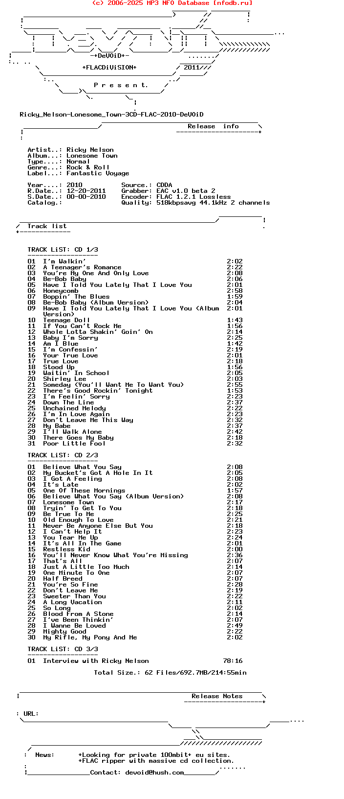 Ricky_Nelson-Lonesome_Town-3CD-FLAC-2010