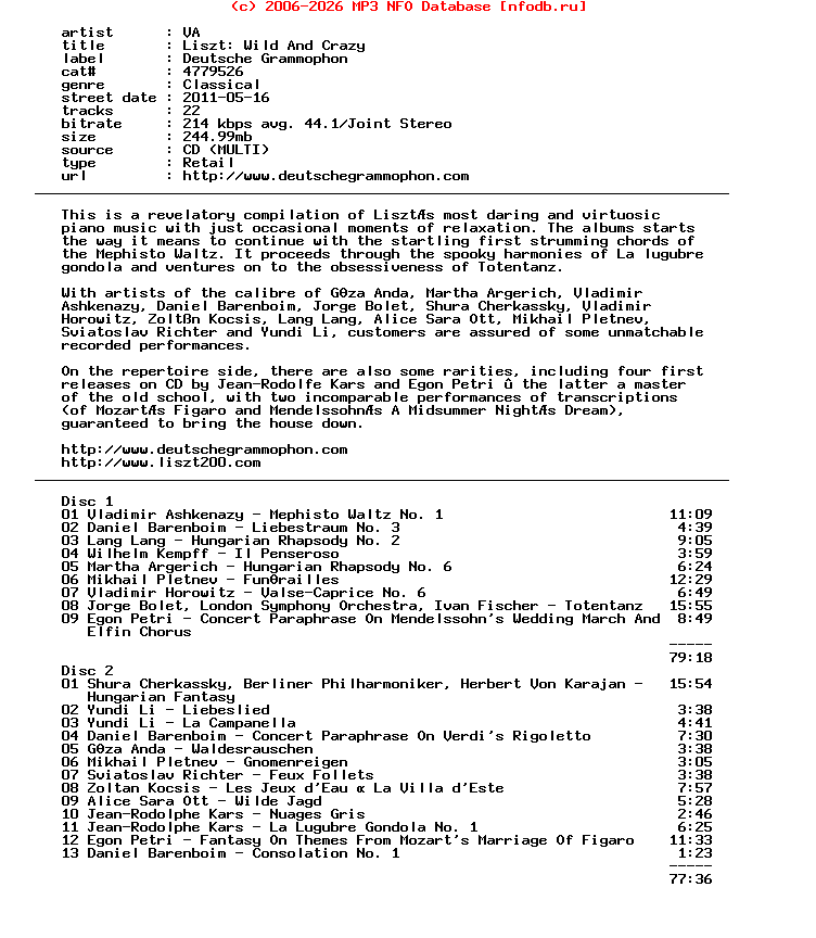 VA-Liszt_Wild_And_Crazy-(4779526)-2CD-2011