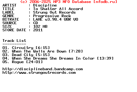 Discipline-To_Shatter_All_Accord-2011
