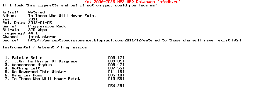 Watered_-_To_Those_Who_Will_Never_Exist-2011-Jezebel