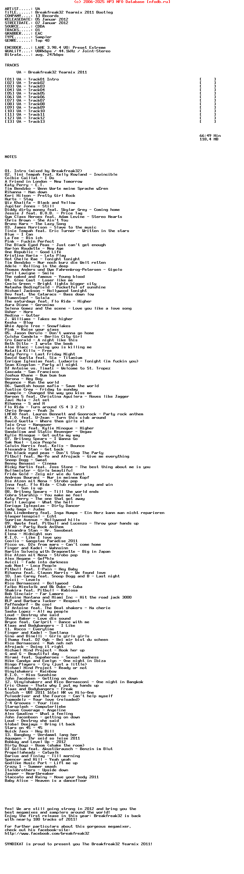 VA_-_Breakfreak32_Yearmix_2011-Bootleg-2012