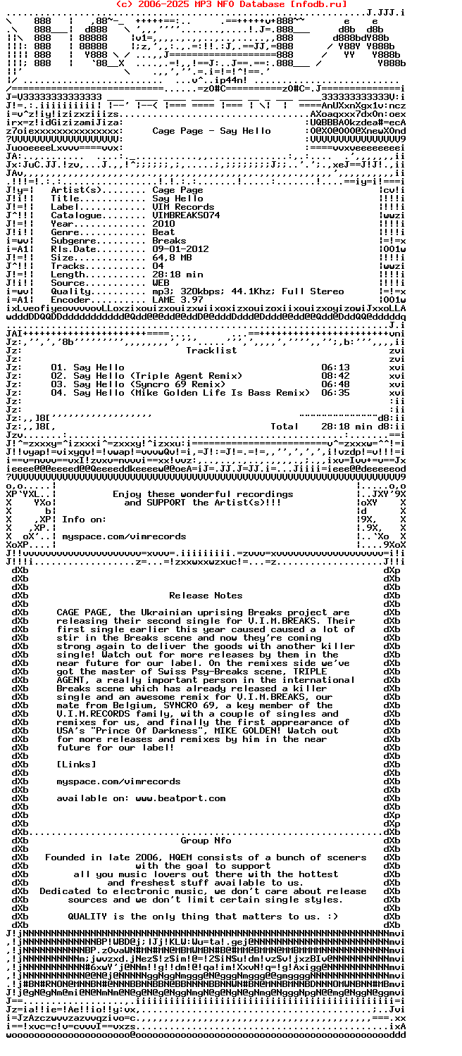 Cage_Page_-_Say_Hello-(VIMBREAKS074)-WEB-2010-HQEM
