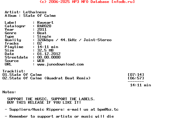 Lethalness-State_Of_Calme-(RAR020)-WEB-2011