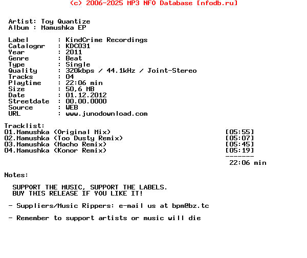Toy_Quantize-Mamushka_Ep-(KDC031)-WEB-2011