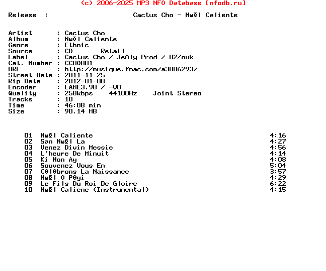 Cactus_Cho-Nwel_Caliente-(CCHO001)-CD-FR-2011