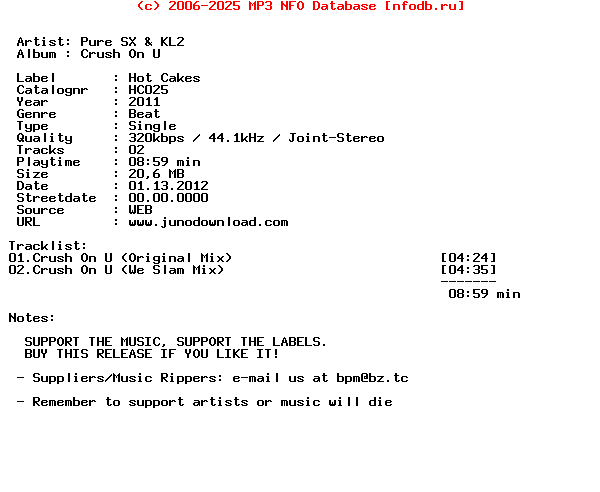 Pure_Sx_And_Kl2-Crush_On_U-(HC025)-WEB-2011