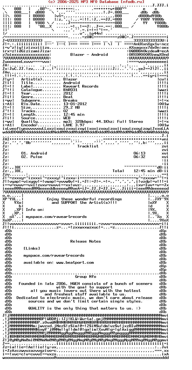 Blazer_-_Android-EP-(RAR031)-WEB-2012-HQEM