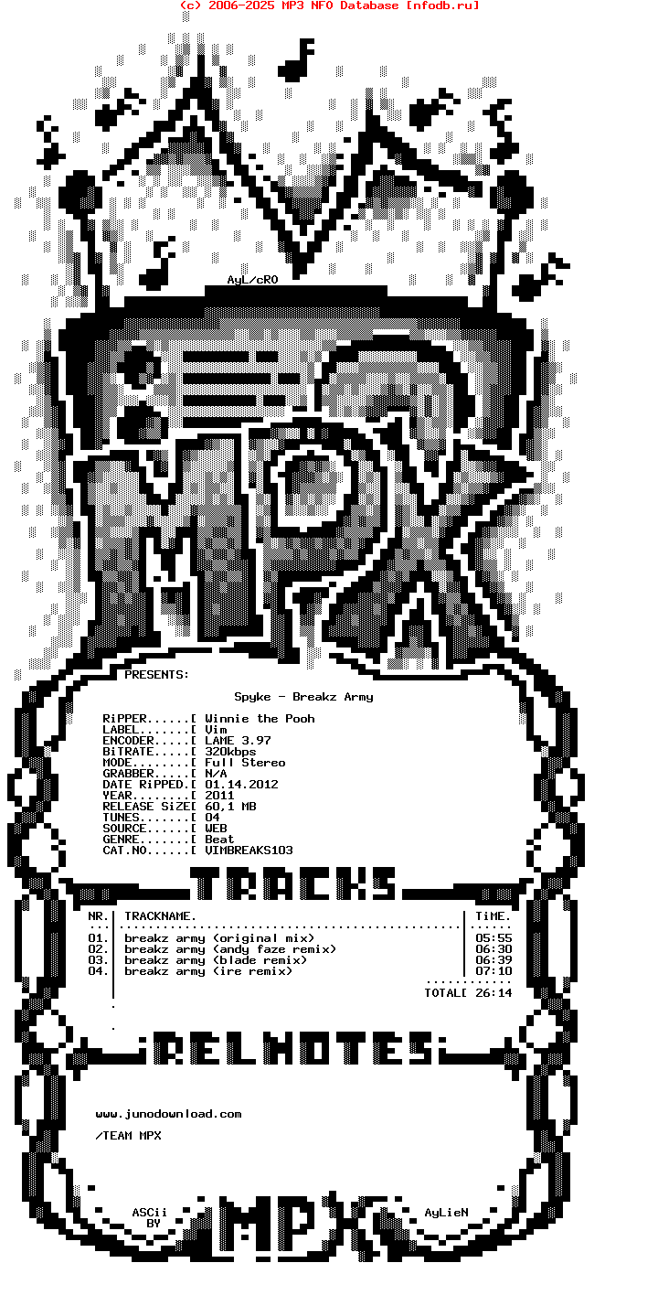 Spyke-Breakz_Army-(VIMBREAKS103)-2011