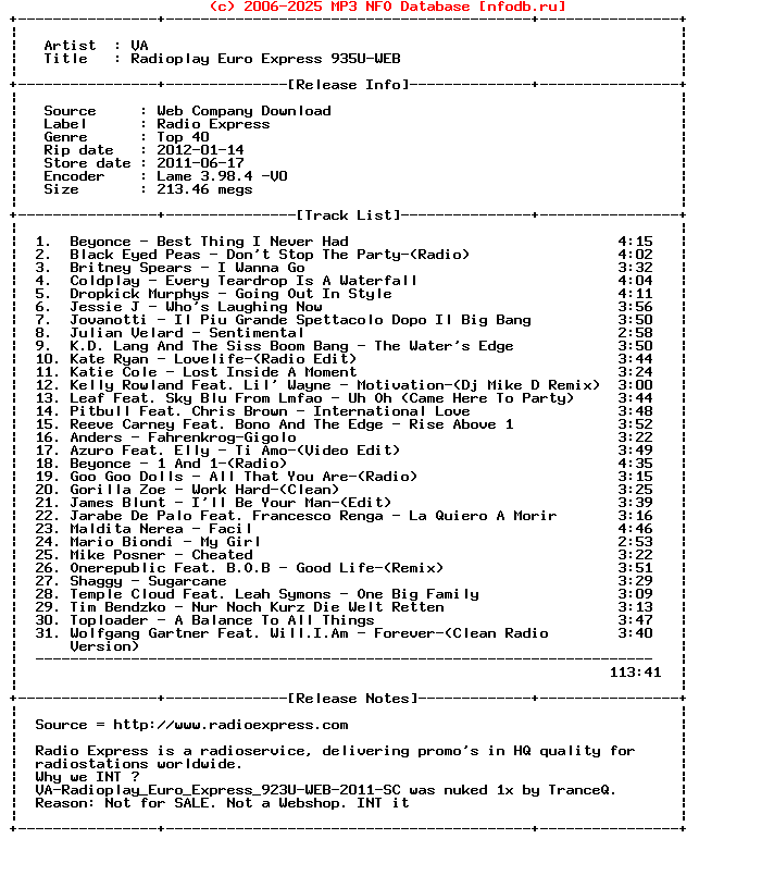 VA-Radioplay_Euro_Express_935U-WEB-2011