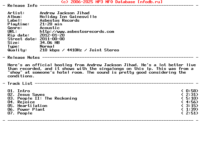 Andrew_Jackson_Jihad-Holiday_Inn_Gainesville-(LP)-2011