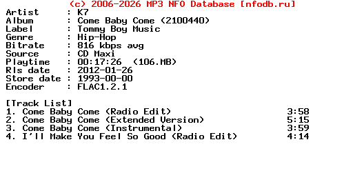 K7-Come_Baby_Come_(2100440)-CDM-1993