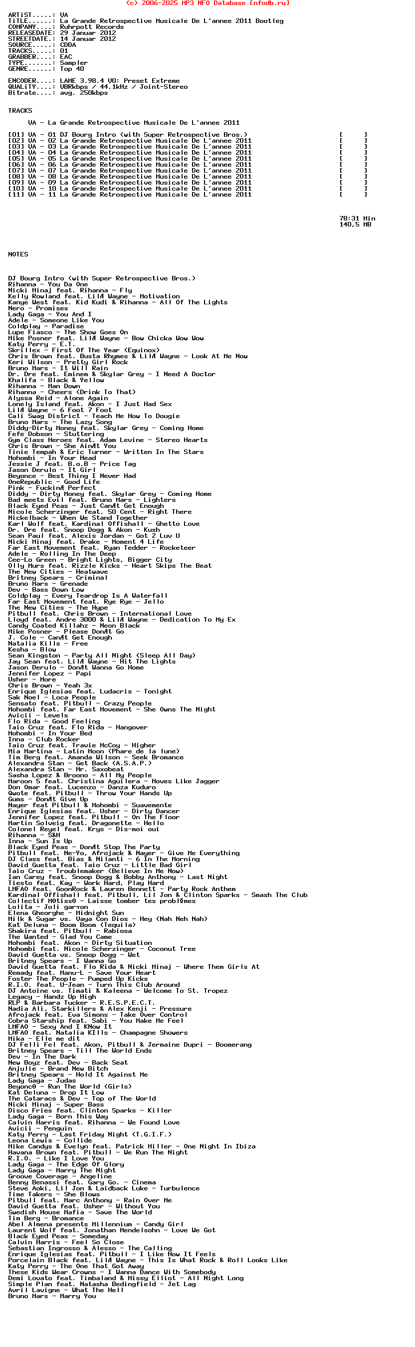 VA_-_La_Grande_Retrospective_Musicale_De_Lannee_2011-Bootleg-2012
