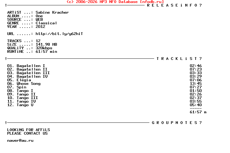 Sabine_Kracher-One-WEB-2012