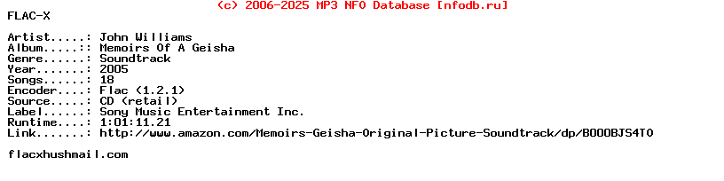 John_Williams-Memoirs_Of_A_Geisha-CD-FLAC-2005-Flacx