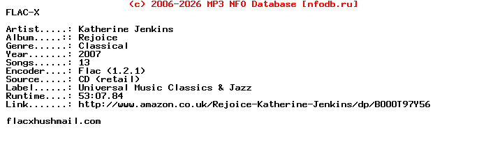 Katherine_Jenkins-Rejoice-CD-FLAC-2007-Flacx