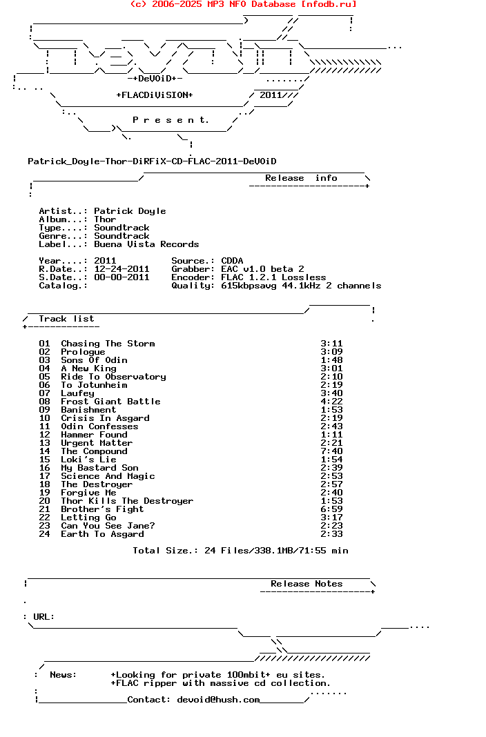 Patrick_Doyle-Thor-Dirfix-CD-FLAC-2011