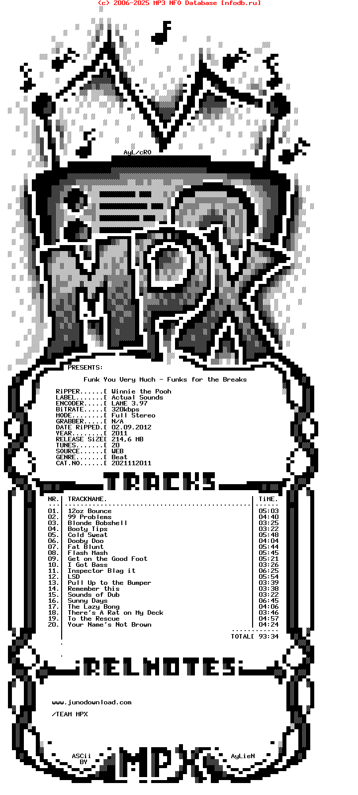 Funk_You_Very_Much-Funks_For_The_Breaks-(2021112011)-2011