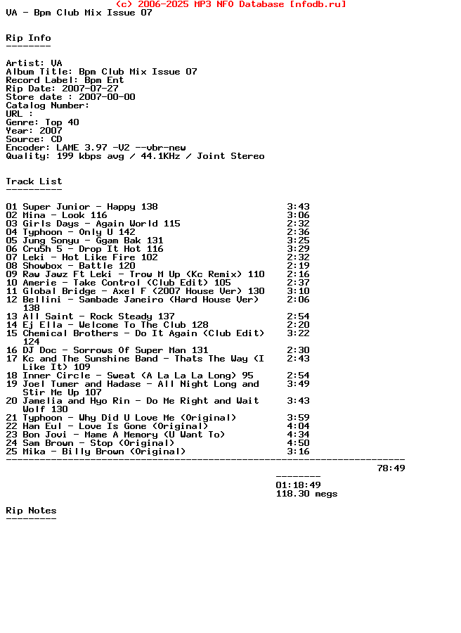 VA-Bpm_Club_Mix_Issue_07-2007
