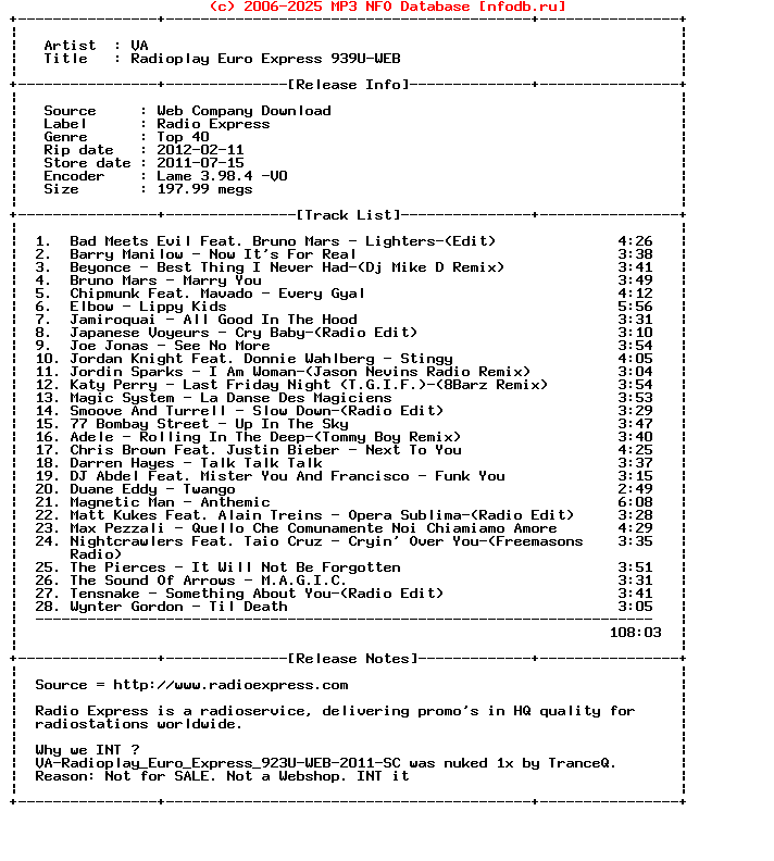 VA-Radioplay_Euro_Express_939U-WEB-2011
