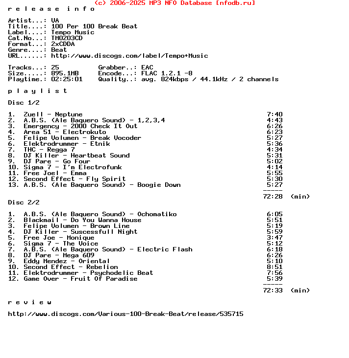 VA-100_Per_100_Break_Beat-(TM0203CD)-2CD-FLAC-2000