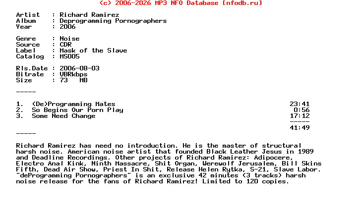 Richard_Ramirez-Deprogramming_Pornographers-CDR-2006