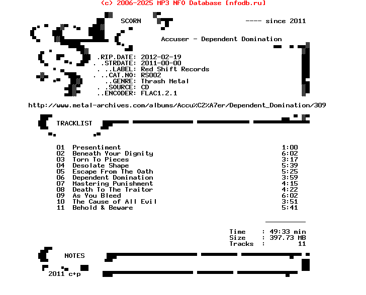 Accuser-Dependent_Domination-CD-2011