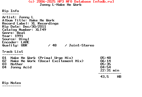 Jonny_L-Make_Me_Work-(XLT49)-Vinyl-1991-Xxs_Int