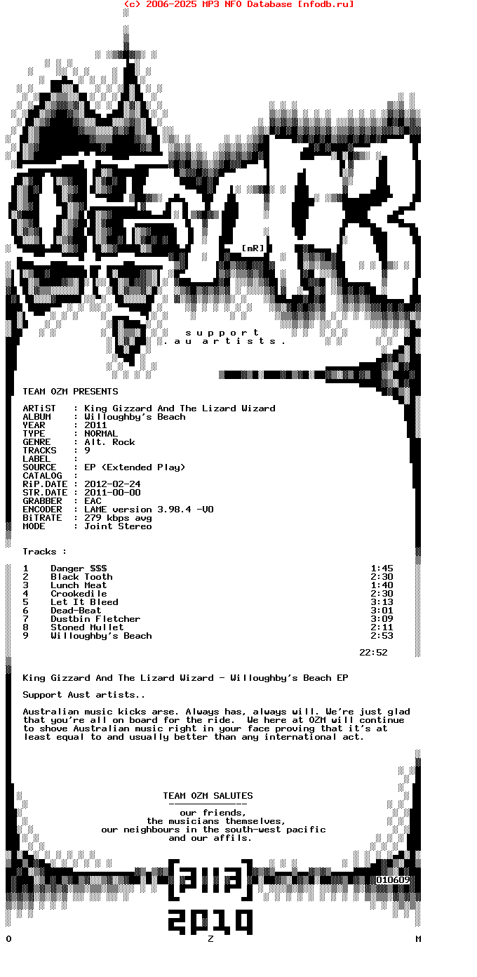 King_Gizzard_And_The_Lizard_Wizard-Willoughbys_Beach-EP-2011-OZM