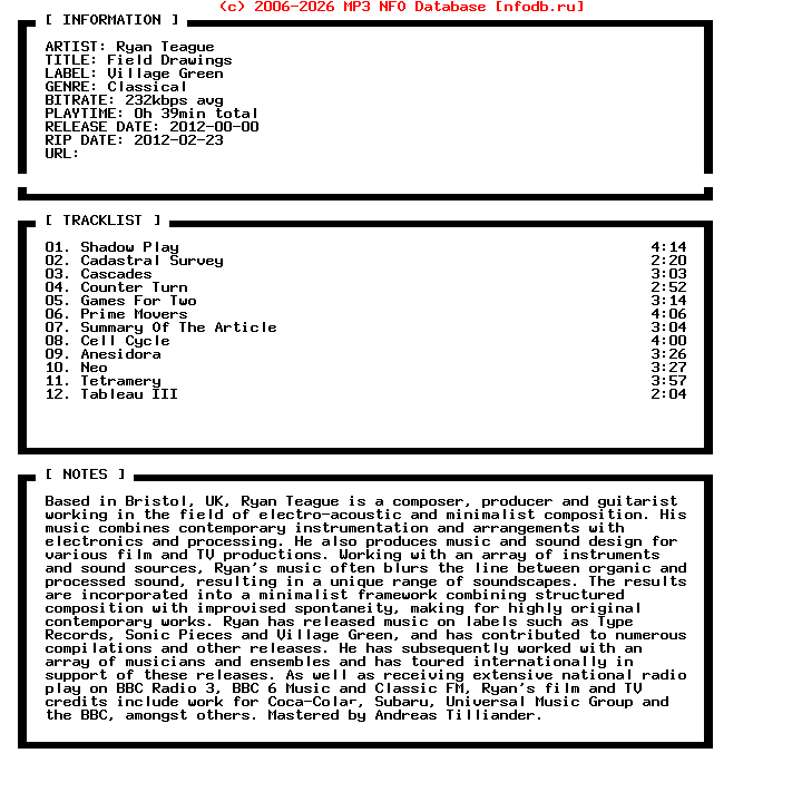 Ryan_Teague-Field_Drawings-(VGCD003)-2012