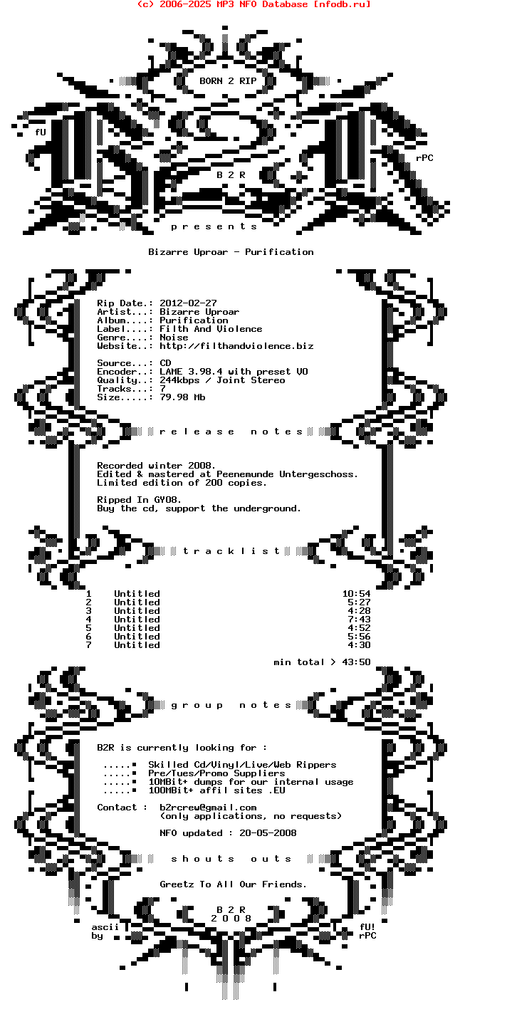 Bizarre_Uproar-Purification-2009