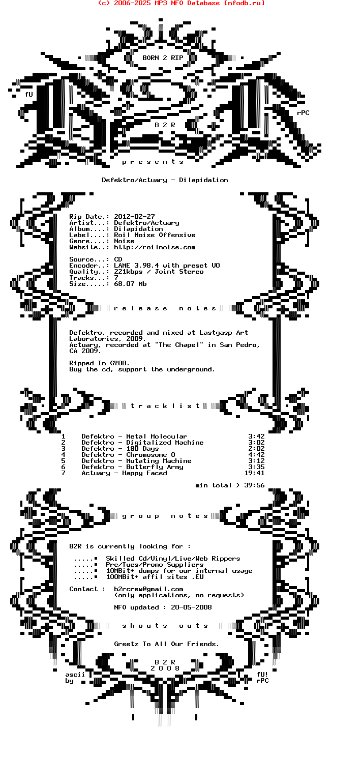 Defektro-Actuary-Dilapidation-Split-2010