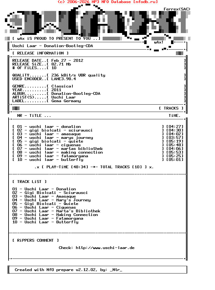 Uschi_Laar-Donation-Bootleg-CDA-2011