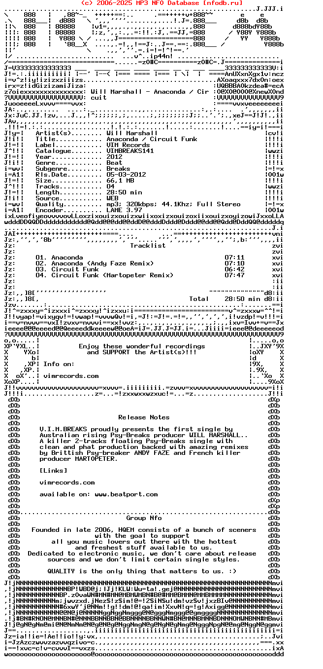 Will_Marshall_-_Anaconda__Circuit_Funk-(VIMBREAKS141)-WEB-2012-HQEM