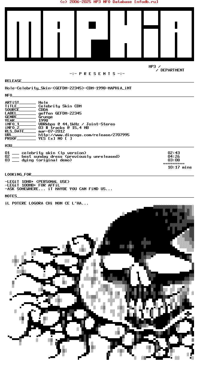 Hole-Celebrity_Skin-(GEFDM-22345)-CDM-1998-Maphia