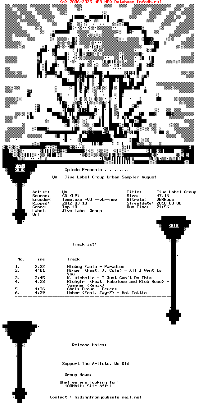 VA-Jive_Label_Group_Urban_Sampler_August-2010-Xplode