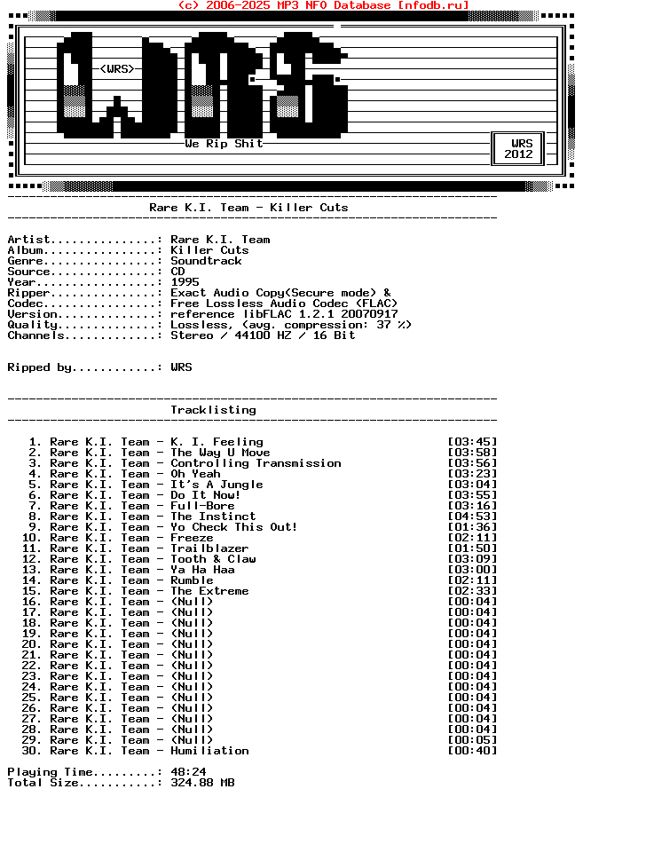 Rare_K._I._Team-Killer_Cuts_Ost-CD-FLAC-1995-Wrs