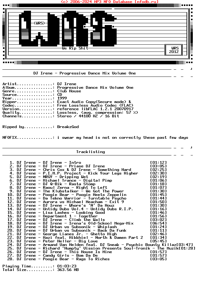 Dj_Irene-Progressive_Dance_Mix_Vol_1-CD-FLAC-1999-Wrs